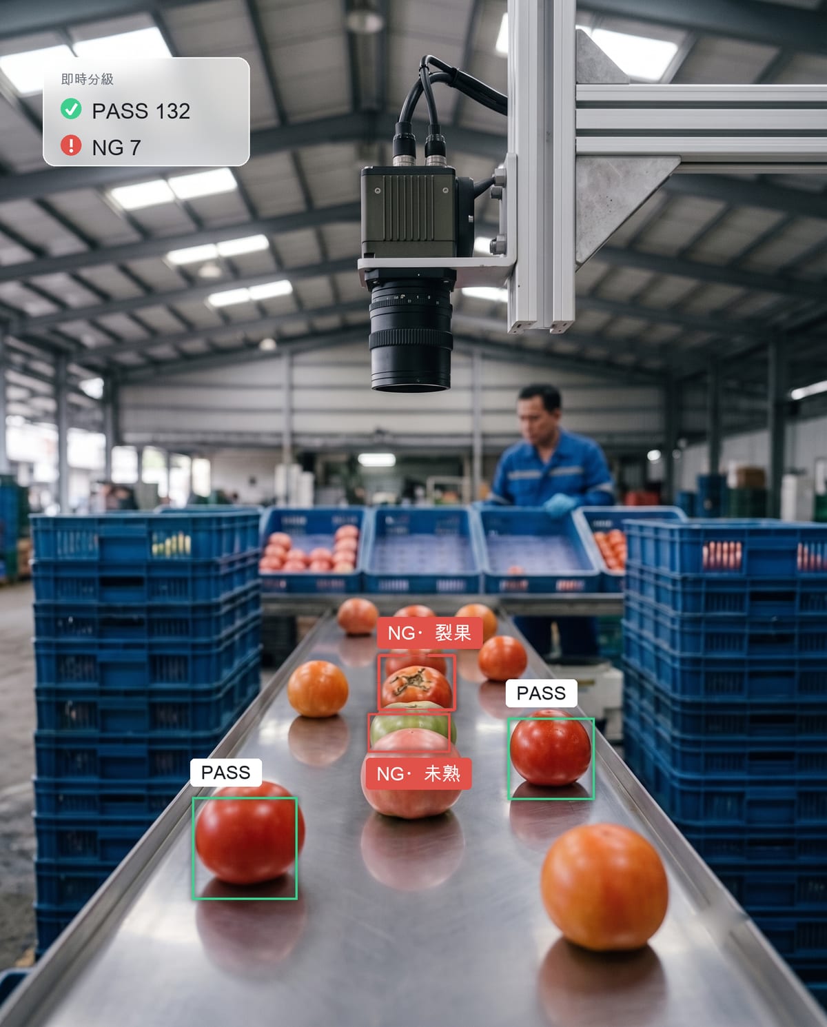 蔬果工廠|讓攝影機看懂 您的現場